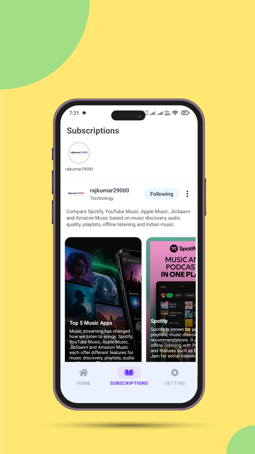 Web Story Hub story reader interface