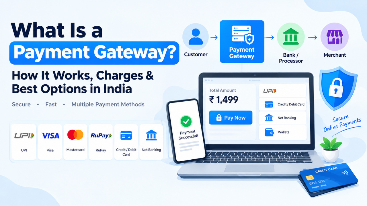 What Is a Payment Gateway? How It Works, Charges & Best Options in India